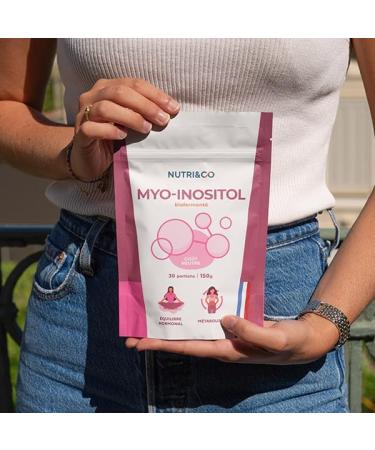 NUTRI & CO Myo-Inositol Pure en poudre 100% V g tal + Vitamine B6 - SOPK Soutien Hormonal & M tabolique - Format pratique 150g go t neutre - Fabriqu en France - Buy Online on GoSupps.com