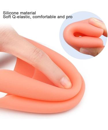 JHIALG Silicone Gel Toe Cushioning Covers - 2 Pair Ballet Dance Toe Caps for Girls & Women - Buy Online on GoSupps.com
