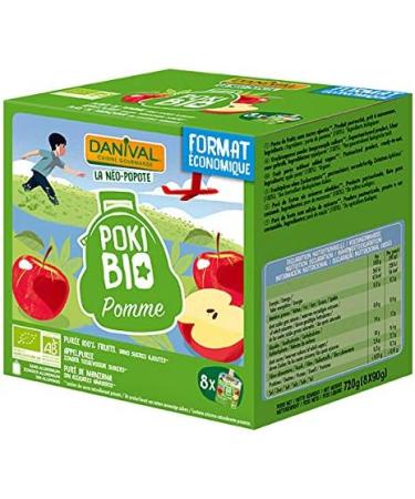 Danival - Poki organic apples 8 x 90g - Sold per unit - Buy Online on GoSupps.com
