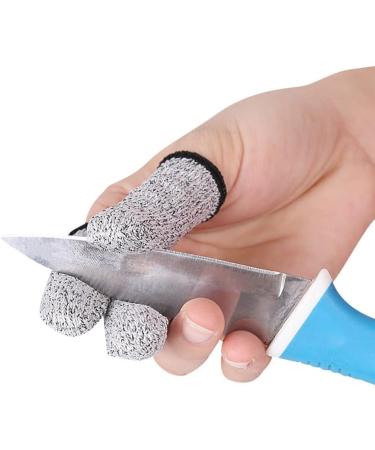 8 Pairs Cut Resistant Gloves & Finger Sleeve Protectors | Breathable Puncture Resistant Thumb Guards for Quilting & Work Accessories - Buy Online on GoSupps.com