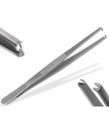 Professional tweezers straight 10.5 cm to 60 cm SELECTION with internal teeth NEW (16 cm)