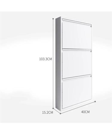Freestanding Shoe Storage Cabinet Ultra Thin Shoe Home Cabinet Door Flip Bucket Entry Small Unit Storage 15cm Narrow Shoe Rack Carbon Steel Furniture for Slippers Sneakers Heels Boots (Color : Bl - Buy Online on GoSupps.com