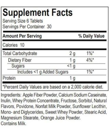 Peak Protein/Fiber Chewable Tablets - Buy Online on GoSupps.com