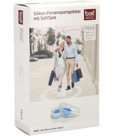BORT Silicone Heel Spur Pad with SoftSpot - 6mm Height Medium | International Shipping Available - Buy Online on GoSupps.com