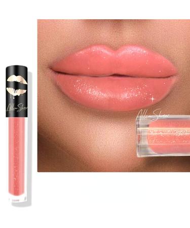 G n rique INTEROOKIE Lip Glaze Bling Matte Lip Colour Crystal Diamond Fine Glitter Matte Lipstick (210)