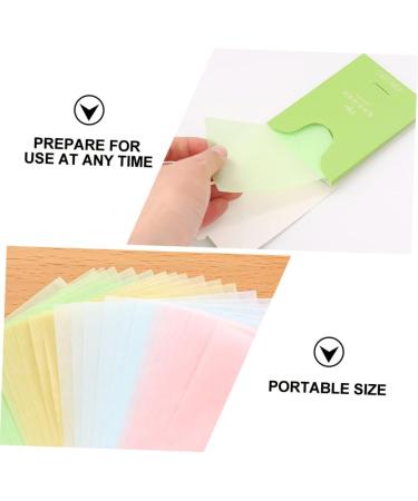 Didiseaon 4 Boxes Oil Blotting Paper Oil Paper No Crease Hairpin Black Face Blotting Paper Hair Bun Padding Oil Absorbing Face Oil Skin Wipes Portawipes Piece of Paper Refreshing - Buy Online on GoSupps.com