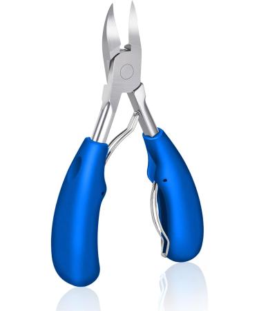 URAQT Toenail Clippers - Precision Nail Cutter for Thick Nails - Stainless Steel Heavy Duty Clippers for Ingrown Thick Toenails - Blue - Buy Online on GoSupps.com