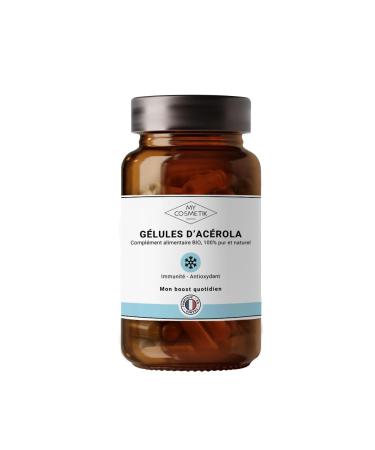 Royal jelly capsules + organic AB pollen - 100% pure and natural - MY COSMETIK - small pillbox - 90 capsules