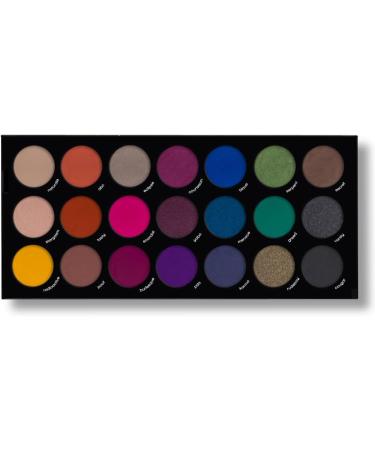 Karity Cosmetics Pro Palette Smokey Eyeshadow Set - 21 High Pigmented Shades - Buy Online on GoSupps.com