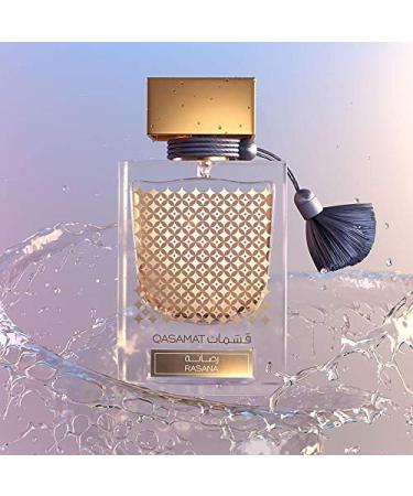 RASASI Qasamat Rasana - Eau de Parfum 65ML (2.1 OZ) Premium Arabian Perfume For Women & Men - Long-Lasting Fragrance With Notes of Bergamot Sandalwood & Amber - Elegant & Captivating Unisex Perfume - Buy Online on GoSupps.com