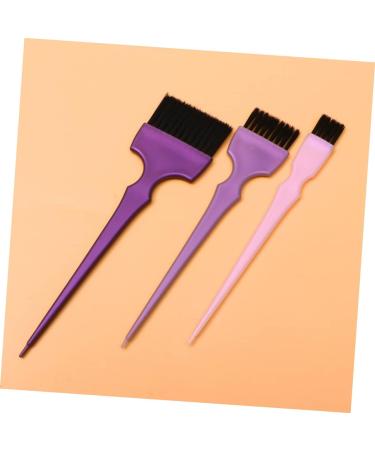 Angoily 1 Set Hair Dye Hair Tint Dye Tool Hair Coloring Hair Teasing Comb Purple Outfit Purple Suits Tools Dyeing Applicator Salon Accessories Barber Tool Medium Applicator Brush - Buy Online on GoSupps.com