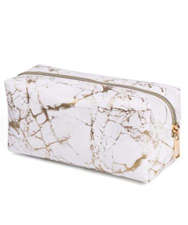 Xinlie Travel marble pattern cultural bag PU leather washing bag PU leather travel make-up bag pash bag pash patch pash marble marble cosmetics bag make-up pocket for travel vacation at home