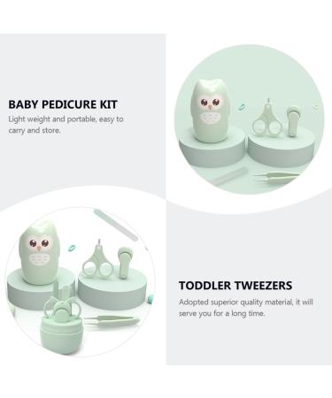 Beatifufu 1 Set Nail Scissors Fingernail Scissor Manicure Kit Nail Care Kit Nail Kit Nail Scissors Kit De Manicura Pedicure Kit Suit Pp 10.8X7X6CM Green - Buy Online on GoSupps.com