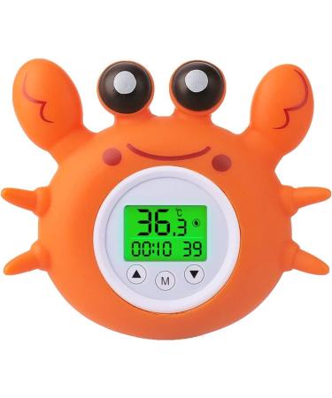 1PC Digital Baby Bath Thermometer Baby Safety  Room Thermometer with LED Display Temperature Warning Infant Baby Bath Toys Floating Toy Thermometer