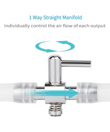 Pawfly 6 PCs Aquarium Air Pump Control Valve Splitter - Optimal Flow for Fish Tanks - Buy Online on GoSupps.com