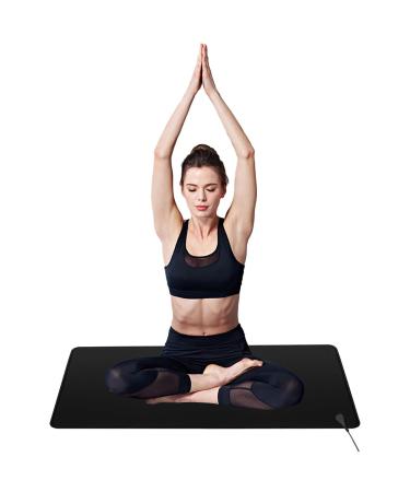 Losuvero ground matt set 61 x 88.9 cm earth-connected therapy mat universal yoga mat sleeping mat improves sleep energy pain relief inflammation balance wellness 4.5 m - Buy Online on GoSupps.com