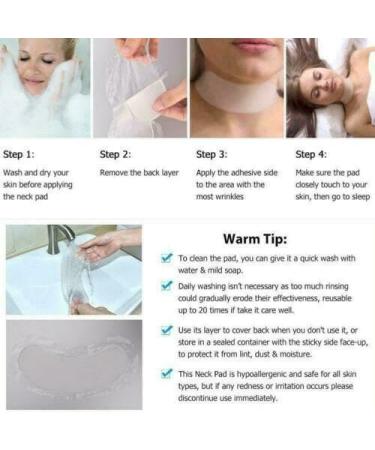 BRAVECOW 2 Pieces Reusable Chest Neck Pad Anti Wrinkle Chest Pads Transparent Silicone Anti Aging Decollete Pad Smoothing Skin (Chest Pad) - Buy Online on GoSupps.com