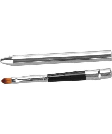 Lip Brush 2 Pieces Ergonomic Design Extended Hold Small Lipstick Brush with Single Head Aluminum Tube Easy to Clean - Buy Online on GoSupps.com