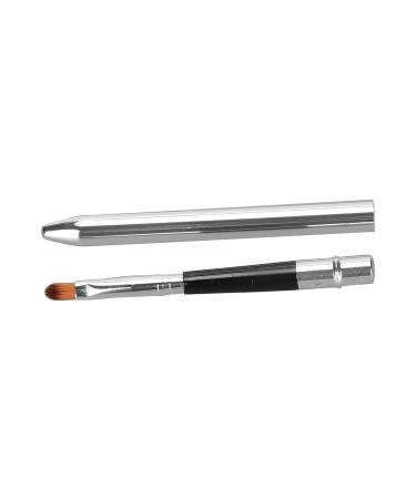 2pcs Ergonomic Lip Brush Set | Retractable Lipstick & Concealer Liner | Easy Clean Aluminum Tube - Buy Online on GoSupps.com
