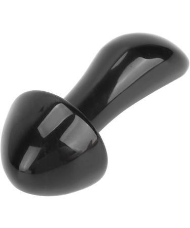 Gua Sha Massage Stones with Mushrooms Skin Care Blood Circulation Professional Mushroom Shoulder Massager for Women (Obsidian) - Buy Online on GoSupps.com