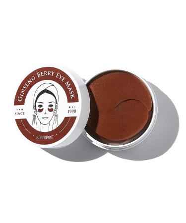 SHANGPREE Ginseng Berry Eye Mask (30pairs 1.4g / wt. 0.05oz. x 60ea), Premium Korean Skincare