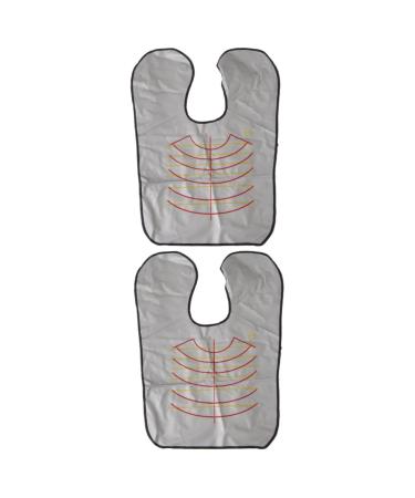 FOMIYES Haircut Cape Cloth 2pcs hair coloring shampoo hair dye shampoo color depositing shampoo Make Up Cape bib overalls 67.5*44.5*1cmx2pcs