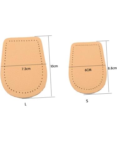 Minkissy Ball of Foot Cushions for Heels | Thickened Leather & Latex Half Insoles | Forefoot Cushion Pads for Women - Yellow S - Buy Online on GoSupps.com