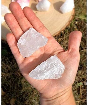 Buy Zenkeeper 1 Lb Rough Clear Quartz Stone - Bulk Raw Natural Crystals for Healing | International Shipping Available - Buy Online on GoSupps.com