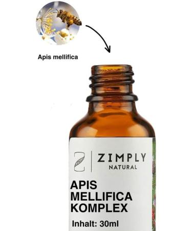 ZIMPLY NATURAL Apis Mellifica Plant Complex 100% Apis Mellifica Natural Sweet 30 ml - Buy Online on GoSupps.com