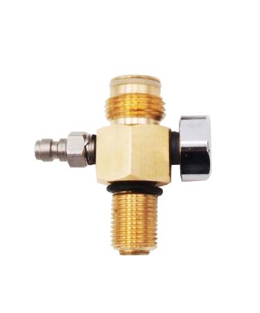 Paintball Co2 Tank Adapter Pressure Pin Valve 5/8-18UNF Thread (5/8-18UNF)