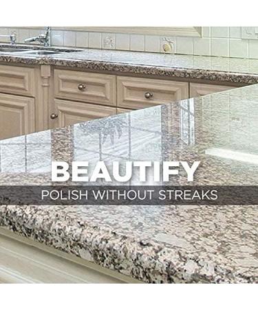 Weiman Granite Cleaner Polish and Protect 3 in 1-2 Pack - Streak-Free pH Neutral Formula for Daily Use on Interior & Exterior Natural Stone - Buy Online on GoSupps.com