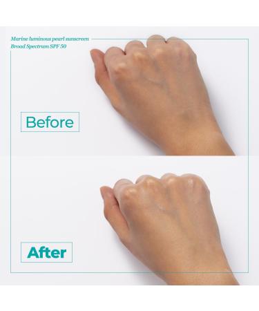 JMsolution Marine Luminous Pearl Sunscreen SPF50 Broad Spectrum UV Protection Moisturizing & Lightweight No White Cast 1.69 fl oz - Buy Online on GoSupps.com