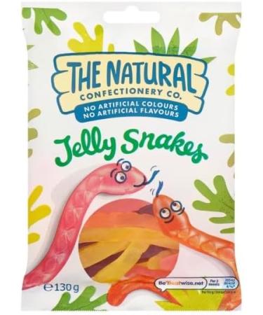 3 x The Natural Confectionery Company Jelly Snakes Sweets Bag 130g Delicious Tasty And Twisty Treat Gift Hamper For Birthday Christmas Easter Sold By Kidzbuzz - Buy Online on GoSupps.com