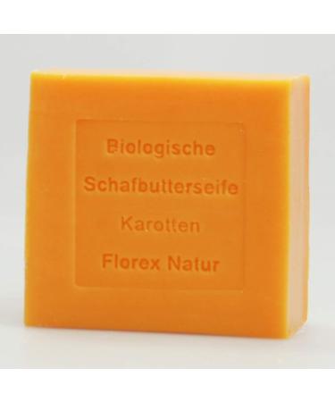 Florex Florex Organic Sheep Butter Soap - Carrot - Natural Fragrance - 100g