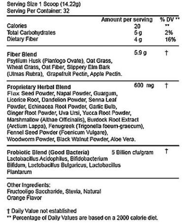 Health Guardian Colon Cleanse 30-Day Orange Powder - Digestive Support - Buy Online on GoSupps.com