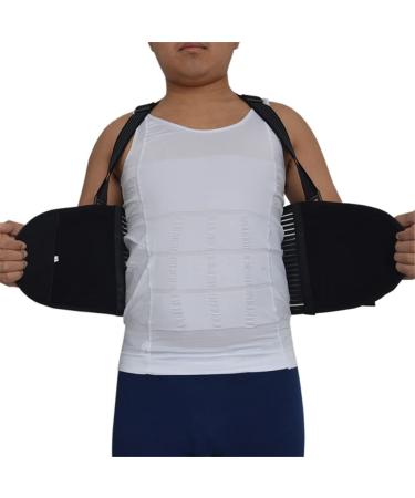 Suspender Belt Adjustable Posture Corrector Lumbar Brace Shoulder Band Corset Relief Lower Back Pain Black Skod - Buy Online on GoSupps.com