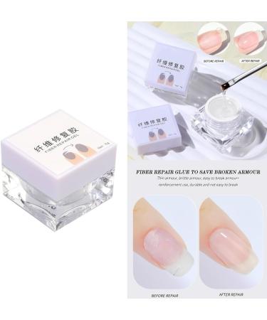 TQUXNGA Professional Nail Fiber Repair Gel for Healthy and Beautiful Nails Suitable for Weak and Brittle Nails - Buy Online on GoSupps.com