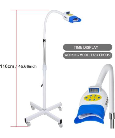 Professional Teeth Whitening Machine LED Light 36W - Mobile Dental Whitening Lamp - Tooth Whitener with Remote Control - 3 Colors Light (Blue/Red/Purple) - Buy Online on GoSupps.com