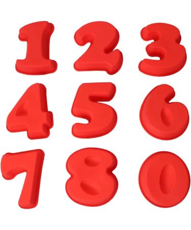 MAGICLULU Silicone Ice Cream Mold 18 Pcs Celebrity 3D Chocolate Mold Silicone Letter Molds mediumx2pcs - Buy Online on GoSupps.com