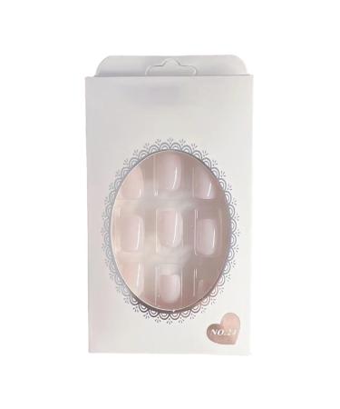 Fake Press On Nails Fake Warable Nails - Removable False Nails No Glue Press On Nails Short Fake Nails for Girls Women