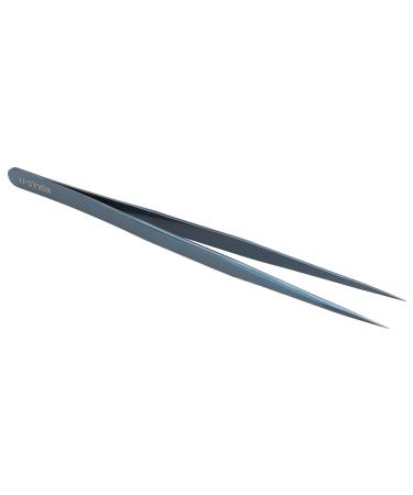 Accuracy Tweezer Portable Stable Tweezers for Cellphone PC Soldering Straight Pointed Tip Repair Aluminum Alloy (Blue) - Buy Online on GoSupps.com