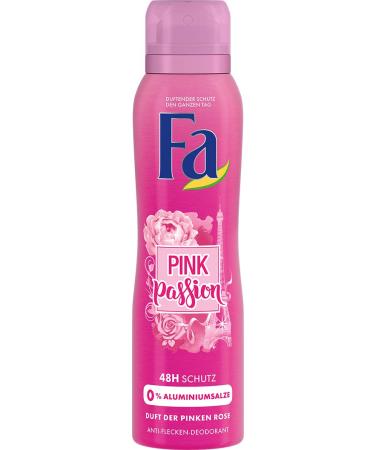 Fa - Pink Passion Spray Deodorant (0% Aluminum Salts) 150ml