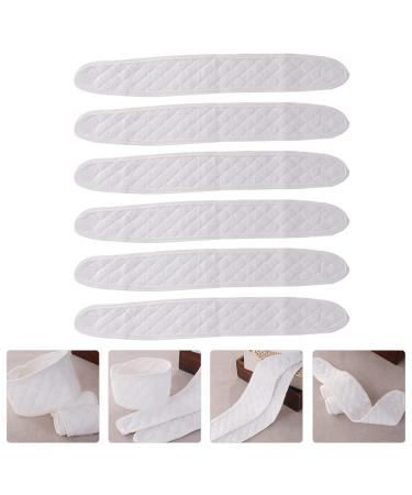 Healifty 6Pcs Pure Baby Belly Bands - Infant Belly Button Band for Newborns - Umbilical Cord Protection - White - Buy Online on GoSupps.com