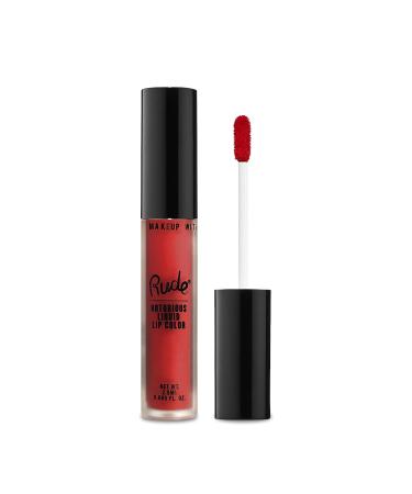 Rude Cosmetics Notorious Rich Long Liquid Lip Color - Radical Red Lip Color Women 0.1 oz