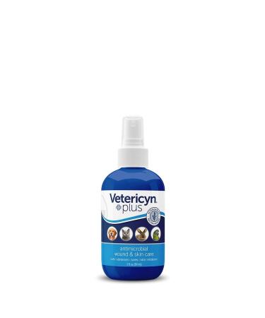 Vetericyn Plus All Animal Wound and Skin Care Spray. Cleans and Relieves Cuts, Abrasions, Irritations, and Sores. Non-Toxic, No Sting Formula. 3 oz