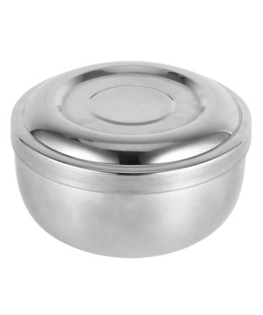 Pyugxab stainless steel razor bowl mug men shaving brush soap soap baber face beard cleaning razor brush cleaning dish shave