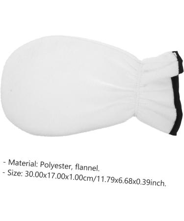 Housoutil 1 Pair Wax Essential Oil Gloves Moisturizing Hand Gloves Hand Care Skin Care Gloves Heat Preservation Mitten Thickened Gloves Take a Bath Polyester Hand Mask Work White - Buy Online on GoSupps.com