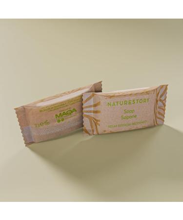  MAQA MAQA Pack of 100 Mini Scented Soaps 12g Disposable Soaps for Hotel and B&B Courtesy Line Mini Body Soap - Buy Online on GoSupps.com