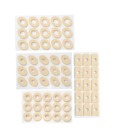 DOITOOL 4sheets Latex Corn Stickers Toe Spacer Toe Feet Pads Cushions Feet Foot Protectors for Feet Silicone Gel Stickers Feet Corn Cushion Corn Pads for Toe Feet Corn Patch