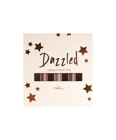 Mellow Matte Liquid Lipstick for Women - Cruelty-free & Vegan Lips Makeup - High-pigmented Smooth Lip Paint - Set of 3 Dazzled Liquid Lip Shades Cosmetics